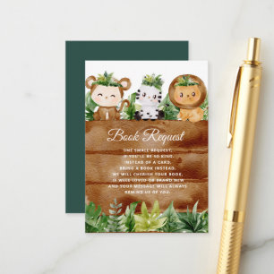 wild one safari book request card