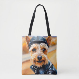 WILD ONE-SILKY TERRIER 6 TOTE BAG