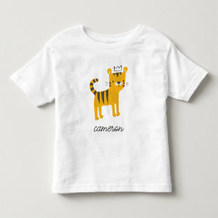Wild One Tiger Cat Toddler T-shirt