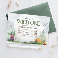 Wild One Woodland Adventure Any Age Birthday Party