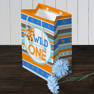 Wild One Woodland Fox 1st Birthday Gift Bag