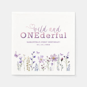 Wild ONEderful 1st Birthday Party Napkins