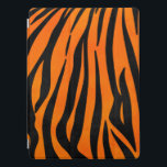 Wild Orange Black Tiger Stripes Animal Print iPad Pro Cover<br><div class="desc">This fashionable and trendy pattern is perfect for the stylish fashionista. It features a classic print of black and bright orange tigers stripes with a modern twist. It's cool, fun, and playful! ***IMPORTANT DESIGN NOTE: For any custom design request such as matching product requests, colour changes, placement changes, or any...</div>