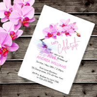 Wild Orchid Flower Blossoms 50th Birthday