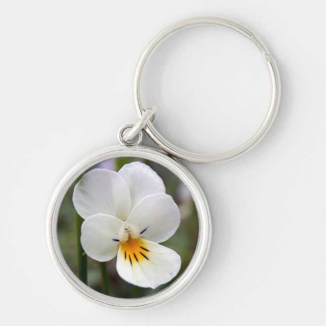 Wild Pansy Key Ring (Front)