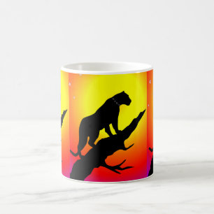 Wild Panther White Coffee Mug
