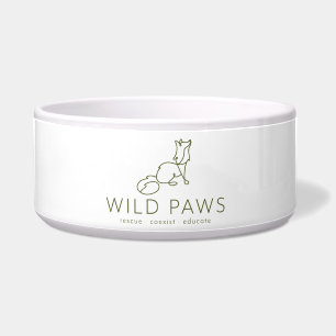 Wild Paws Ceramic Pet Bowl (Large)
