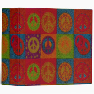 Wild Peace Signs ~ Binder Album Retro