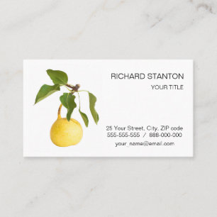 Wild pear business card