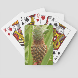 Wild Pineapple Tropical Fruit in Nature Playing Cards