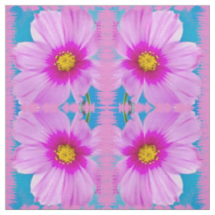 Wild Pink Daisy Fabric