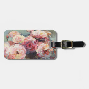 Wild Pink Roses Luggage Tag