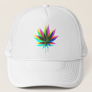 Wild Plant Leafs - neon coloured + your ideas Trucker Hat