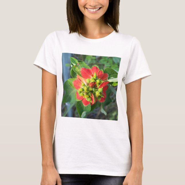 wild Poinsettia T-Shirt (Front)