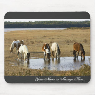 Wild pony mouse pad