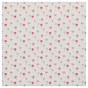 Wild poppies pattern fabric