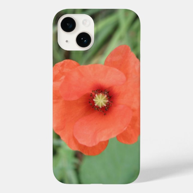 Wild Poppy Flower Case-Mate iPhone Case (Back)