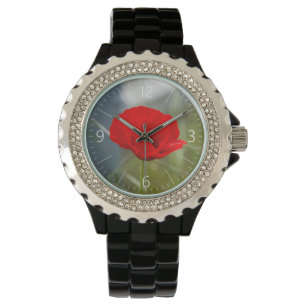 Wild poppy watch