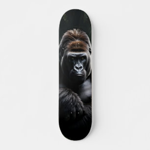 Wild Powerful Gorilla Skateboard