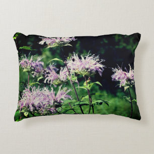 Wild Purple Bee Balm   Accent Pillow