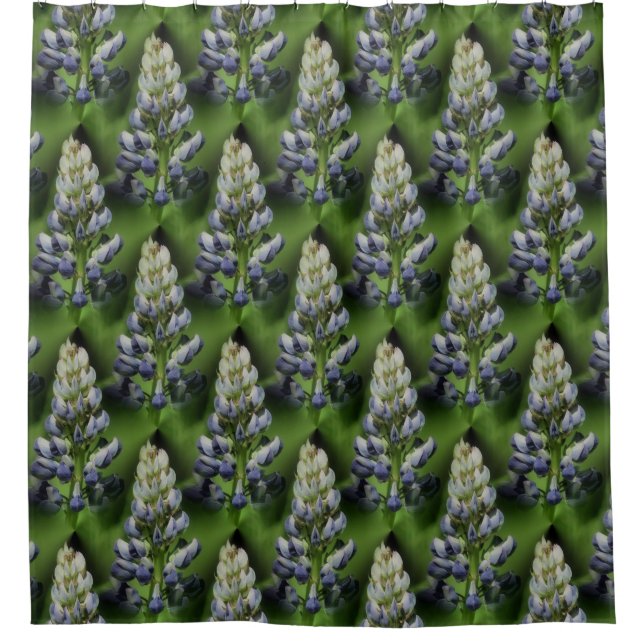 Wild Purple Lupine Floral Nature Pattern (Front)