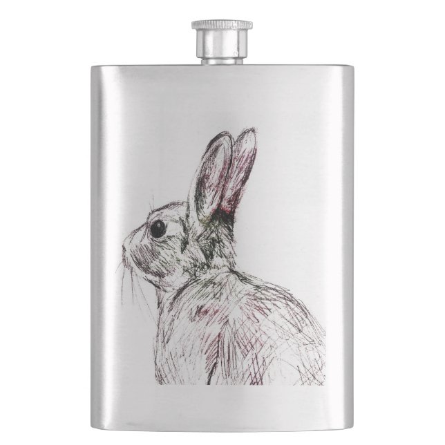 wild rabbit flask (Front)
