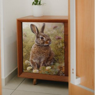 Wild Rabbit in the Field Tissue Paper