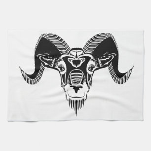 wild ram kitchen towel