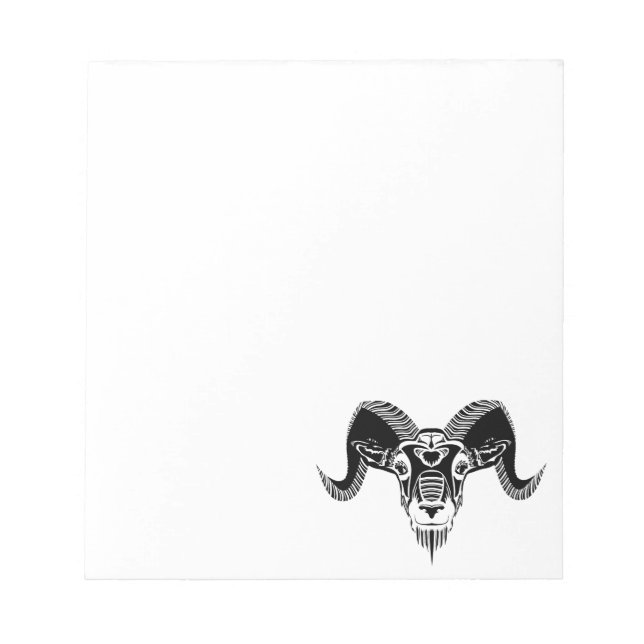 wild ram notepad (Front)