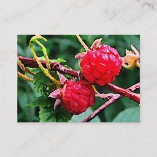 Wild Raspberries ATC Business Card