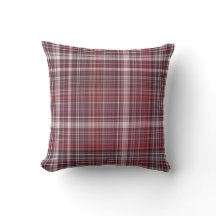 Wild Raspberries Crimson Red Plaid
