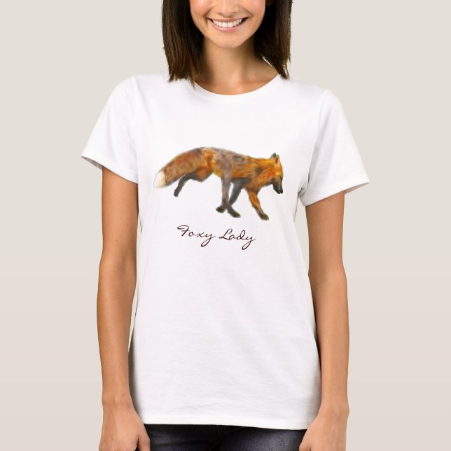 Wild Red Fox Wearable Art T-Shirt (Front)