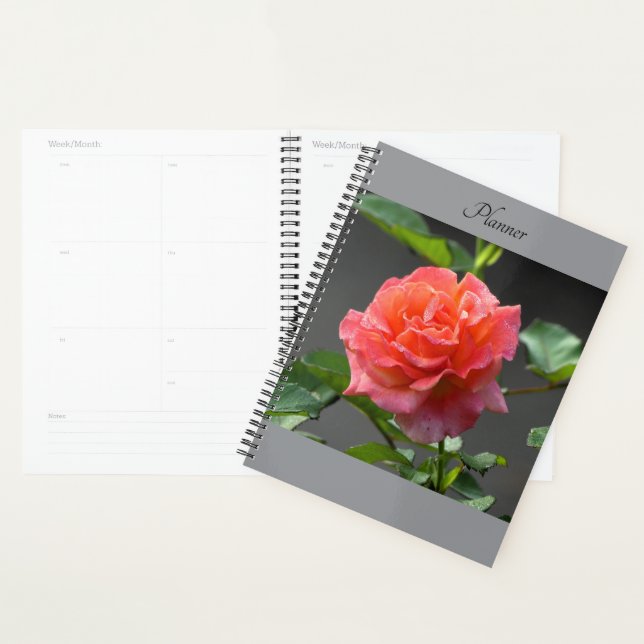 Wild Red Rose - planner (Display)