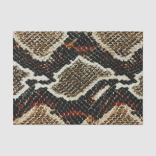 wild reptile pattern colourful python snake print tissue paper