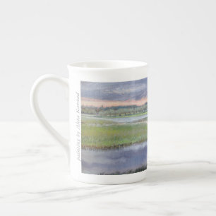 Wild Rice and Sweet Rush - bone china mug