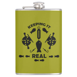 Wild River Fishing Hip Flask