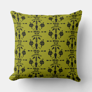 Wild River Fishing Throw Pillow