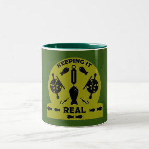Wild River Fishing Two-Tone Coffee Mug