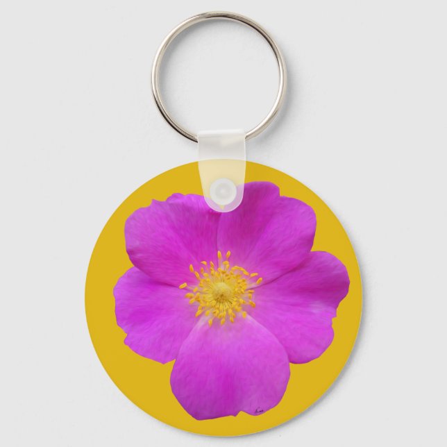 Wild Rose 2 Keychain (Front)