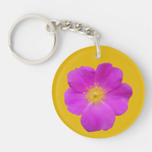 Wild Rose 2 Keychain