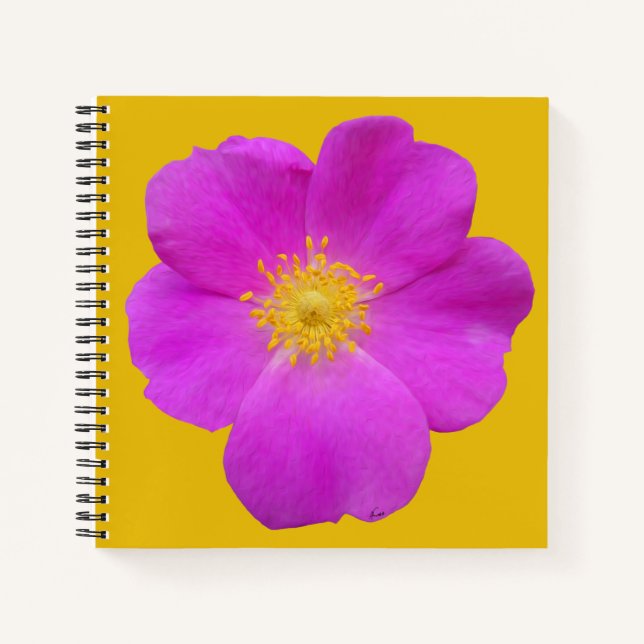 Wild Rose 2 Notebook (Front)