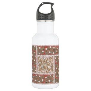 Wild Rose Art Illustration Flower Pattern 532 Ml Water Bottle