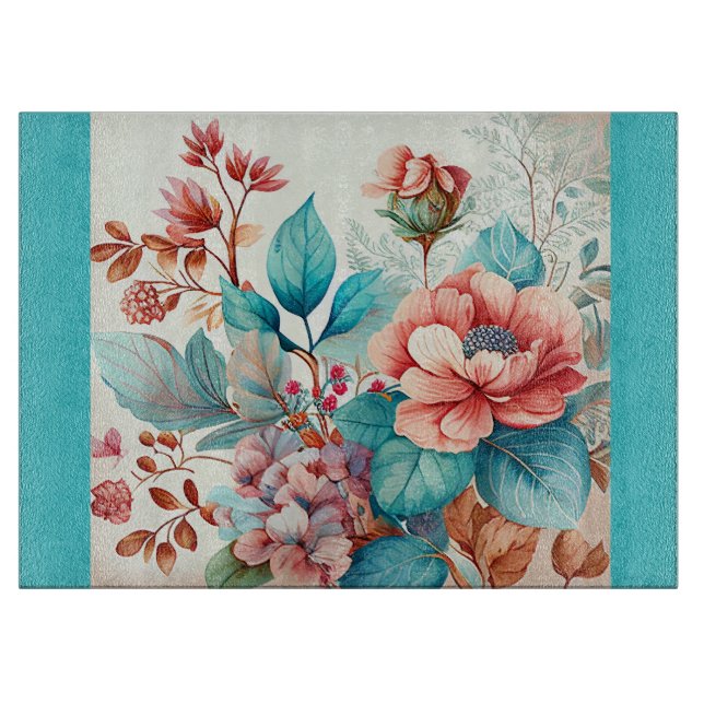 Wild Rose  Cutting Board (Front)