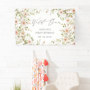 Wild Rose Kids First Birthday Banner