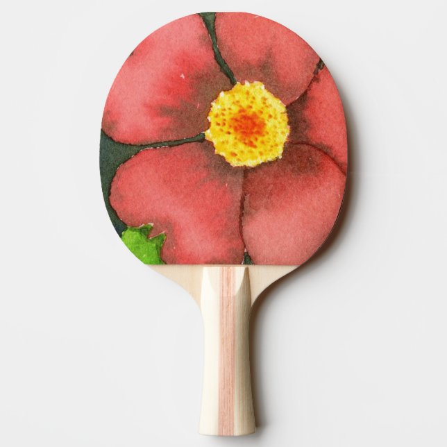 "Wild Rose" Ping Pong Paddle (Back)