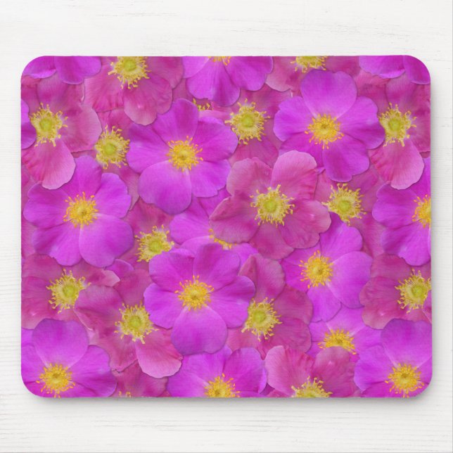 Wild Rose Seamless Pattern Mouse Pad (Front)