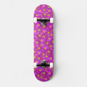Wild Rose Seamless Pattern Skateboard