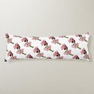 Wild Rose Vintage Cute Flower Child Girl Floral Body Pillow