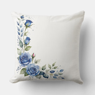 Wild Rose Waltz Throw Pillow
