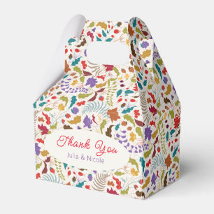 Wild Rose Woods Exotic Flower Garden Wedding Favor Box